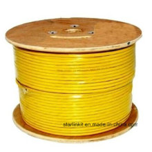 Alta velocidad CAT6 Blindado STP Bulk Cable Ethernet 305m Amarillo